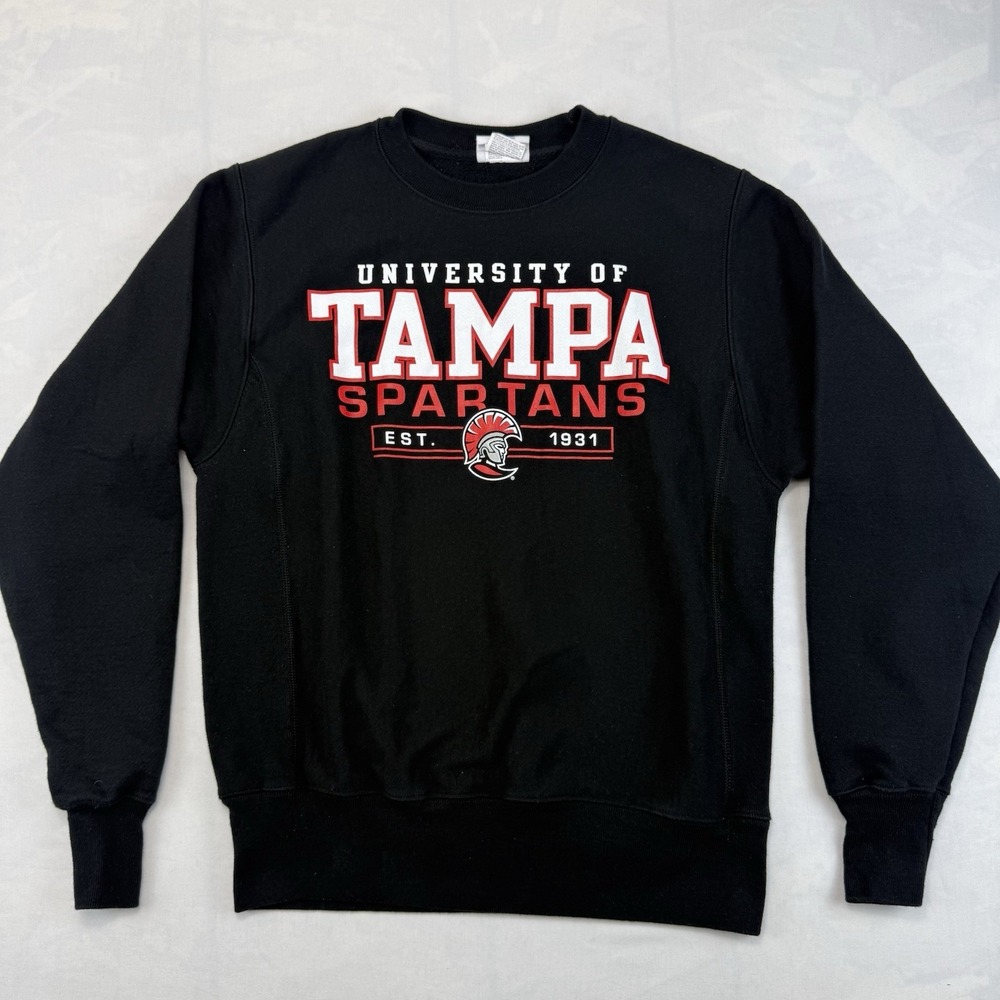 Champion Reverse Weave University of Tampa Spartans Crewneck Small